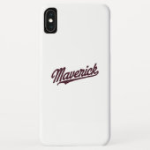 Maverick Typografie Kunst Case-Mate iPhone Hülle (Rückseite)