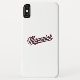 Maverick Typografie Kunst Case-Mate iPhone Hülle
