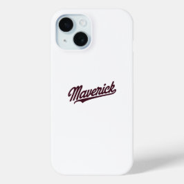Maverick Typography Elegant Case-Mate iPhone Hülle