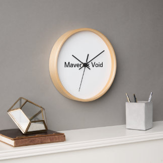 Maverick Void Wall Uhr