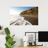 Mavericks Beach, Half Moon Bay, CA Poster (Heimbüro)