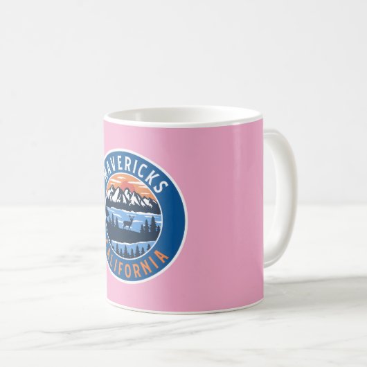 Mavericks California � Geist des Abenteuers Kaffeetasse (VorderseiteRechts)