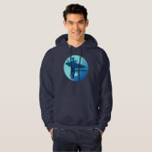 Mavericks -Half Moon Bay (blau) Hoodie (Vorne ganz)