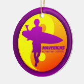 Mavericks - Half Moon Bay (Sunburst) Keramik Ornament (Links)