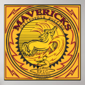 MAVERICKS KALIFORNIEN SURFBREAK SURFEN POSTER (Vorne)