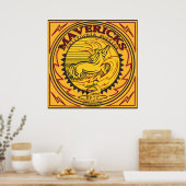 MAVERICKS KALIFORNIEN SURFBREAK SURFEN POSTER (Küche)