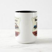 Mavericks Surfing Beach Woody Mug Tasse (Zentrum)