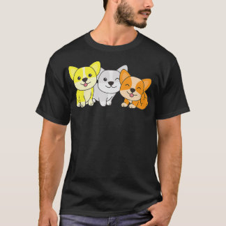 Maverique Flag Pride Lgbtq Hunde Maverique Corgi11 T-Shirt