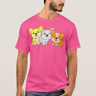 Maverique Flag Pride Lgbtq Hunde Maverique Corgi11 T-Shirt