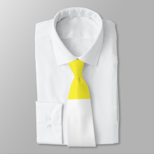 Maverique Yellow Orange White Strip LGBT Krawatte (Gebunden)