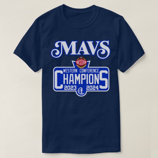 Mavs Western Conference Champs 2024 TShirt (Design vorne)