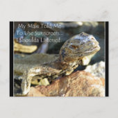 "Maw Knows Best" Postkarte (Vorderseite)