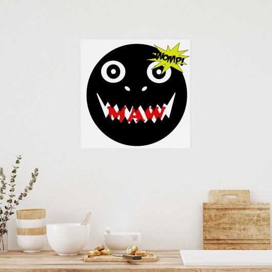 Maw Kopf wird wütend! Poster (Küche)