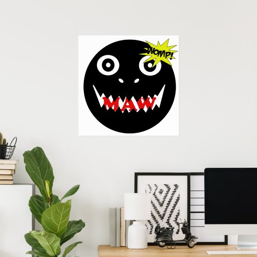 Maw Kopf wird wütend! Poster (Heimbüro)