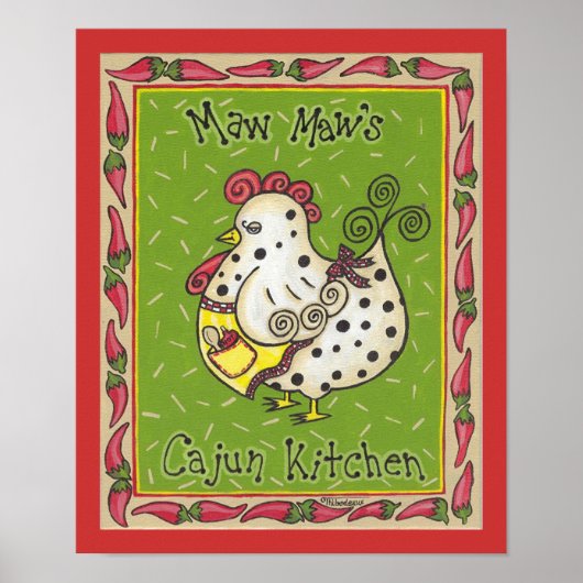 Maw Maw's Cajun Kitchen Poster (Vorne)