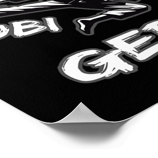 Mawashi Tobi Geri Poster (Ecke)