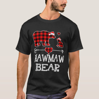 Mawmaw Bar Christmas Pajama Red Kariert Buffalo Fa T-Shirt