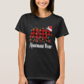Mawmaw Bear Buffalo Red Plaid Matching Family Chri T-Shirt (Vorderseite)