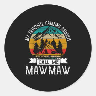 Mawmaw Camper Meine Lieblings-Camping-Buddies nenn Runder Aufkleber