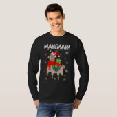 Mawmaw  Christmas Llama Lights Matching Family T-Shirt (Vorne ganz)