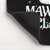 Mawmaw Claus Christmas Lights Santa Pajama Family Mousepad (Ecke)
