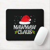 Mawmaw Claus Christmas Lights Santa Pajama Family Mousepad (Mit Mouse)