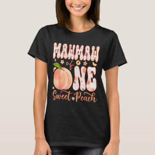 Mawmaw eines süßen Pfirsichs 1. Geburtstagsmädchen T-Shirt