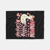 Mawmaw Goose On The Loose Funny Birthday Matching  Fleecedecke (Vorderseite (Horizontal))