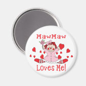 MawMaw Liebe Rag Doll Magnet (Vorderseite/Rückseite)