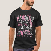 Mawmaw Of The Birthday CowGirl Rodeo CowGirl Birth T-Shirt (Vorderseite)