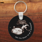 MawMaw Sonogram Pregnancy Ankündigung Schlüsselanhänger (Vorderseite)