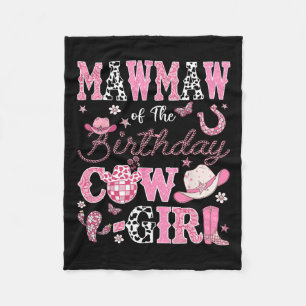 Mawmaw vom Geburtstagskind Western Rodeo Mawma Fleecedecke