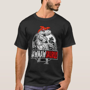 Mawmawsaurus T rex Dinosaur Funny Mawmaw Saurus Fa T-Shirt