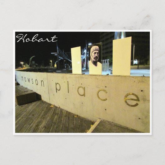 Mawson-Platz Postkarte (Vorderseite)