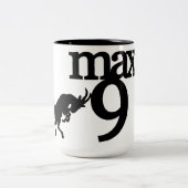 Max9 Tasse Schwarz/Weiß (Mittel)