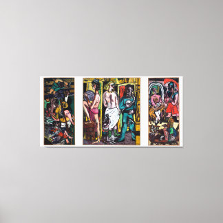 Max Beckmann - Die Akrobaten Leinwanddruck