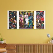 Max Beckmann - Die Akrobaten Leinwanddruck (Insitu (Wohnzimmer))