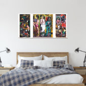 Max Beckmann - Die Akrobaten Leinwanddruck (Insitu (Schlafzimmer))