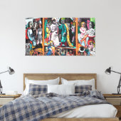 Max Beckmann - Die Schauspieler Leinwanddruck (Insitu (Schlafzimmer))