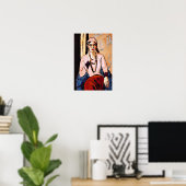 Max Beckmann Gemälde, Quappi in Rosa Poster (Heimbüro)