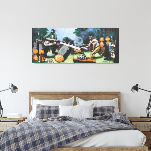 Max Beckmann - Sawyer in the forest Leinwanddruck (Insitu (Schlafzimmer))