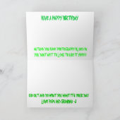 MAX Birthday Card Karte (Innenseite)