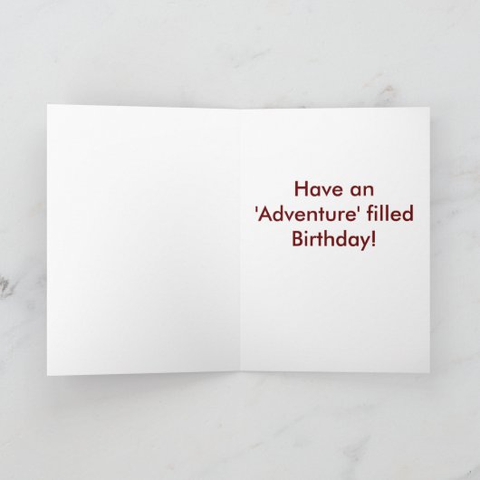 Max Birthday Card Karte (Innenseite)