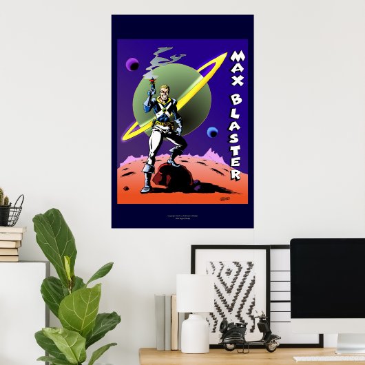 Max Blaster Poster (Heimbüro)
