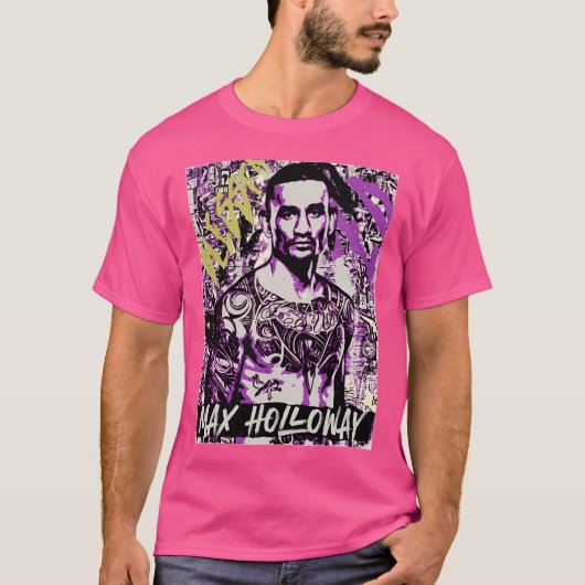 Max Blessed Holloway Mixed Martial Arts Art T-Shirt (Vorderseite)