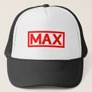 Max. Briefmarke Truckerkappe