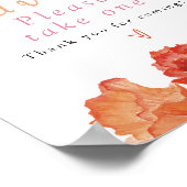 MAX Bright Spring Floral Moderne Favoriten Poster (Ecke)