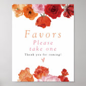 MAX Bright Spring Floral Moderne Favoriten Poster (Vorne)