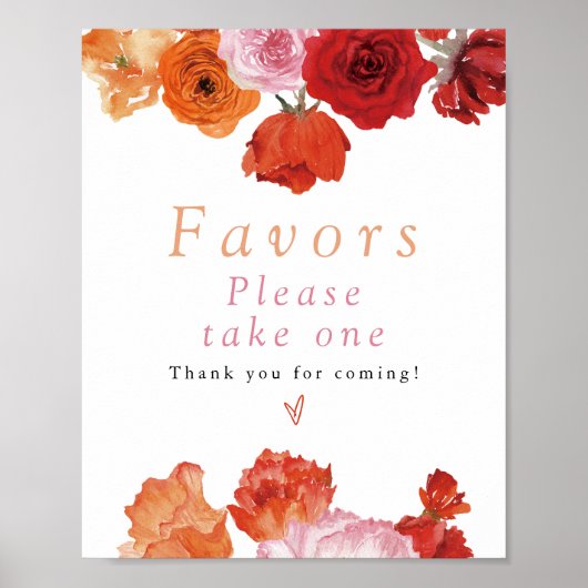 MAX Bright Spring Floral Moderne Favoriten Poster (Vorne)