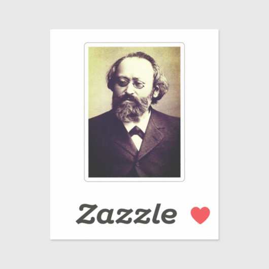 Max Bruch Aufkleber (Blatt)